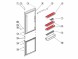 Балкон двери верхний или средний прозрачный холодильников Hotpoint-Ariston, Whirlpool (C00292361, 292361)