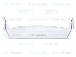 Балкон двери нижний (для бутылок) прозрачный холодильников Bosch (660577, 00660577)