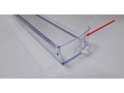 Балкон двери верхний или средний, прозрачный холодильников Indesit, Stinol, Whirlpool (C00385670, 385670) (уценка)