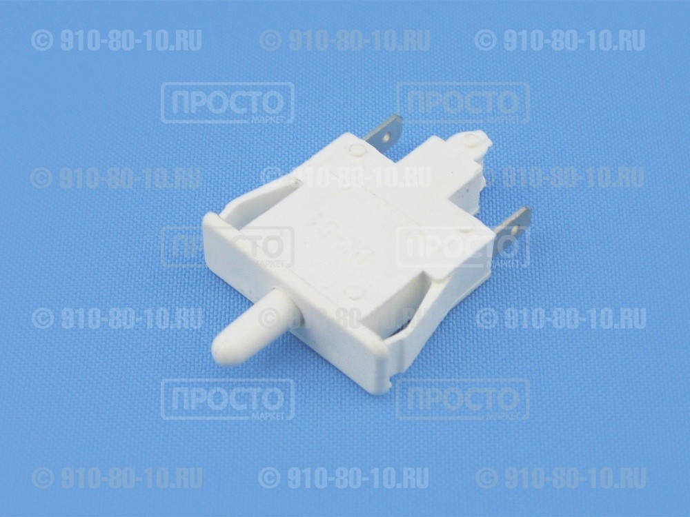 Выключатель света кнопка ВК-01 для холодильников Stinol, Indesit, Ariston (C00851049, 851049) (кнопка света 2-х контактная)