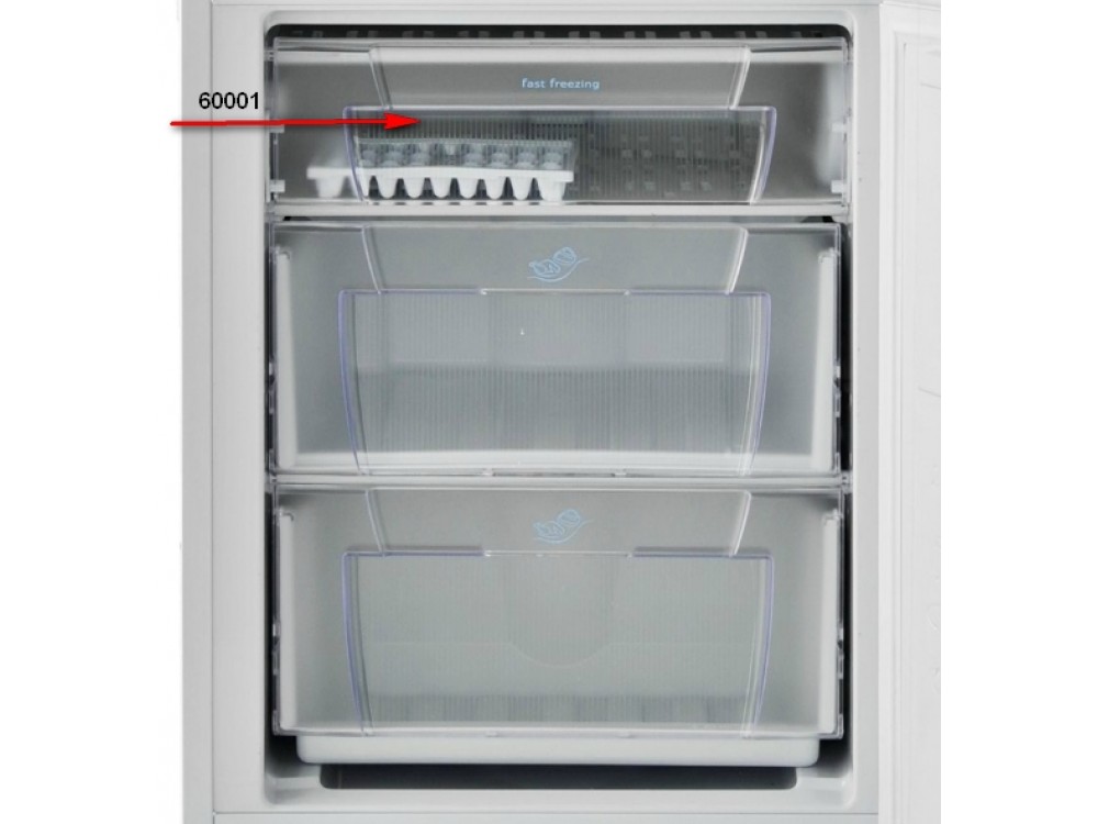 Щиток откидной (панель ящика) морозильной камеры холодильников Indesit, Ariston, Stinol (C00856031, 856031)