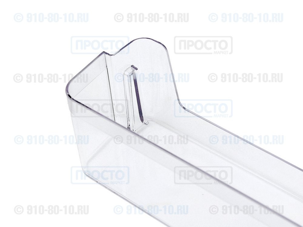 Полка-балкон нижняя (для бутылок), прозрачная для холодильников Samsung (DA63-03033B)