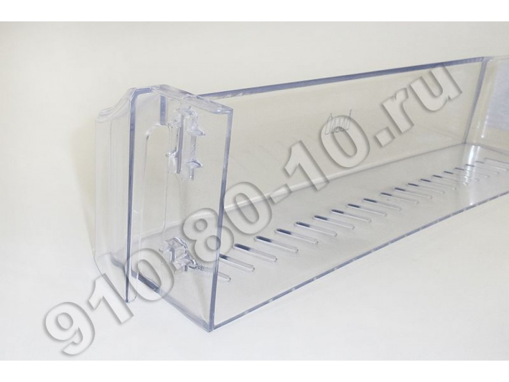 Полка-балкон нижняя (для бутылок), прозрачная для холодильников Electrolux, Zanussi (4071437463)