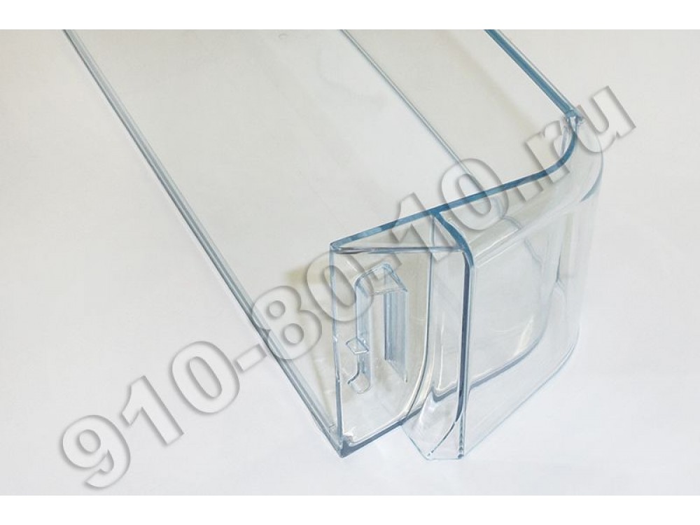 Полка-балкон нижняя (для бутылок), прозрачная для холодильников Electrolux, Zanussi (4055049961)