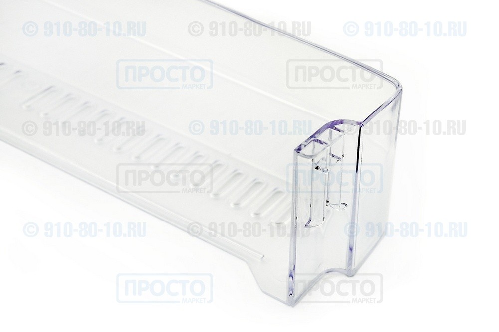 Полка-балкон нижняя (для бутылок), прозрачная для холодильников Samsung (DA63-00116G)