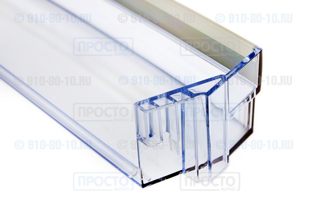 Полка-балкон средняя, прозрачная для холодильников Electrolux, AEG, Husqvarna (2651048023)