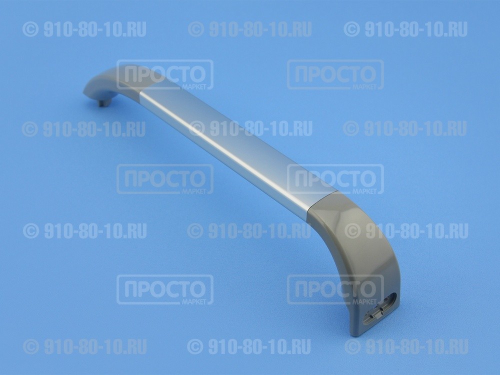 Ручка двери серая с хромированной вставкой  Bosch, Siemens (701136)