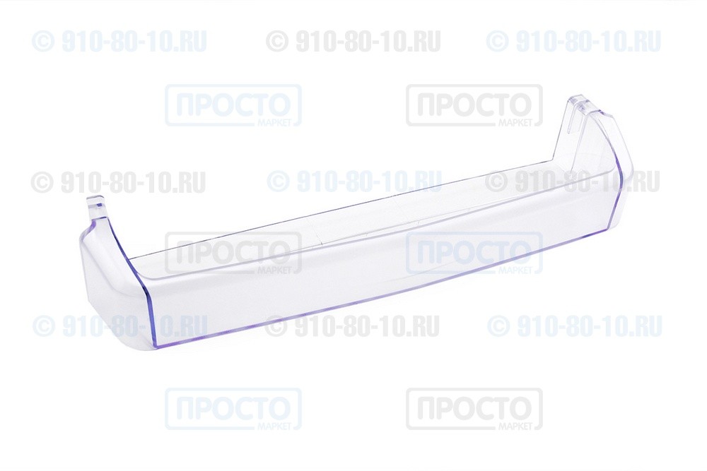 Полка-балкон верхняя или средняя, прозрачная для холодильников Beko (4541360700)