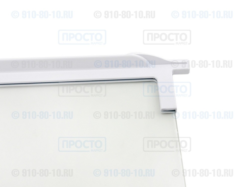 Полка стеклянная в сборе с обрамлениями холодильников Beko (4564210100, 4616140100)