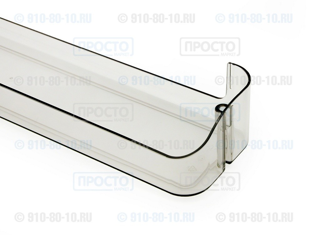 Полка-балкон прозрачная для холодильников Gorenje, Hisense, Asko (544161)