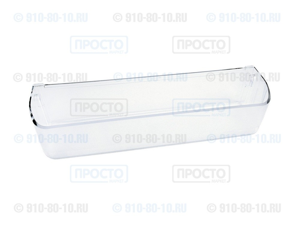 Полка-балкон нижняя (для бутылок), прозрачная для холодильников Indesit, Hotpoint-Ariston, Ariston (C00286006, 286006)