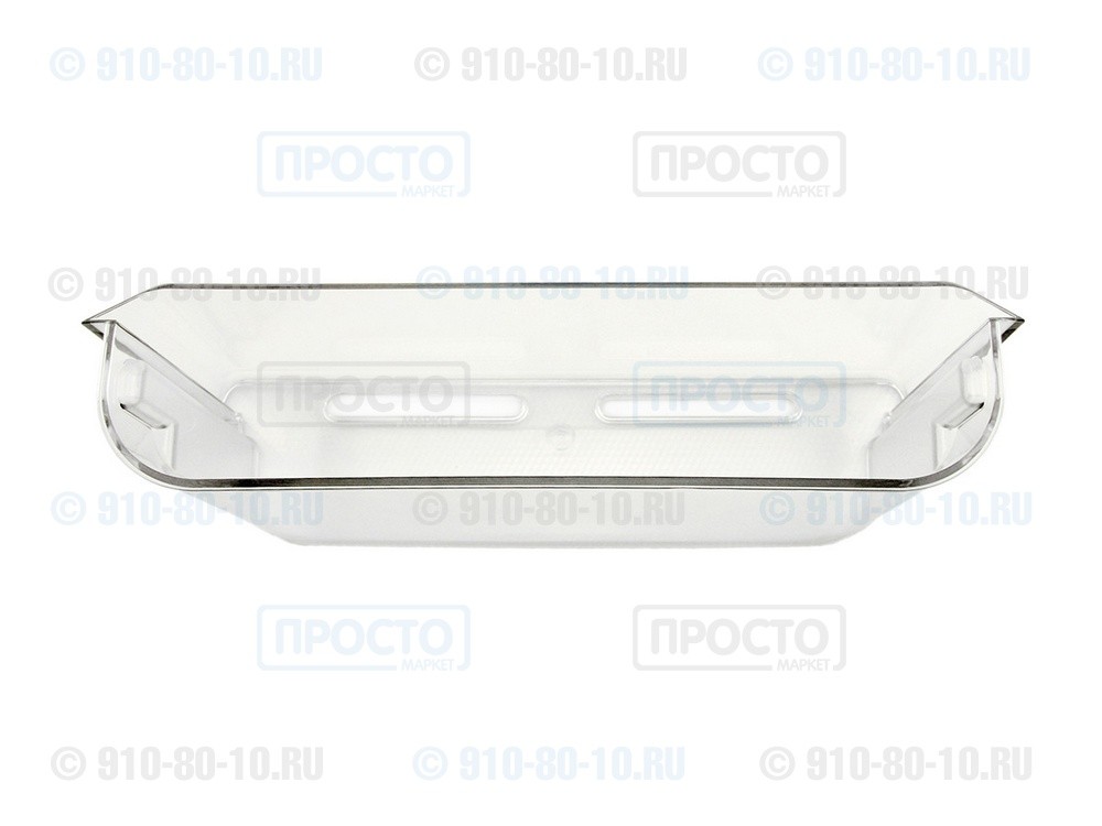 Полка-балкон узкий, прозрачная для холодильников LG (MAN62849201)
