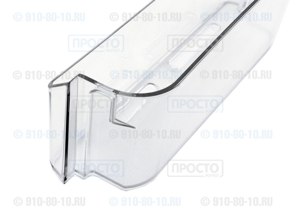Полка-балкон узкий, прозрачная для холодильников LG (MAN62849201)
