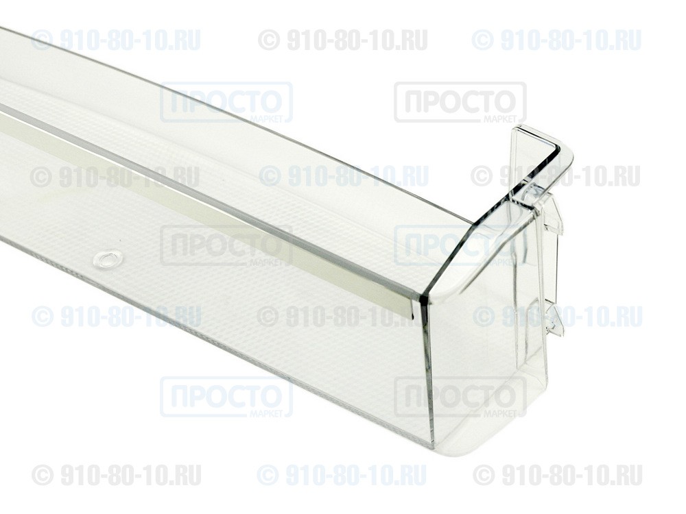 Полка-балкон нижняя (для бутылок), прозрачная для холодильников LG (MAN62268505)