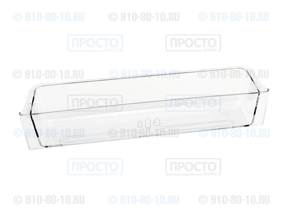 Полка-балкон прозрачная для холодильников LG (MAN62309201)