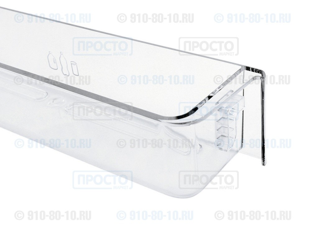 Полка-балкон прозрачная для холодильников LG (MAN62309201)