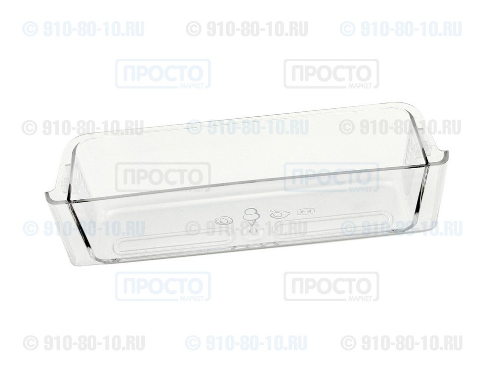 Полка-балкон прозрачная для холодильников LG (MAN62308701)