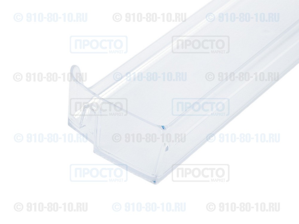 Полка-балкон верхняя или средняя, прозрачная для холодильников Indesit, Stinol, Whirlpool (C00385670, 385670)