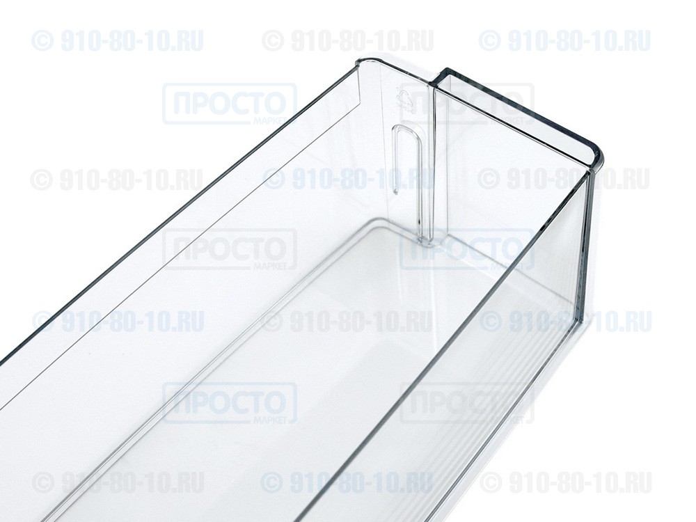 Полка-балкон нижняя (для бутылок), прозрачная для холодильников Bosch, Siemens (705191, 00705191)
