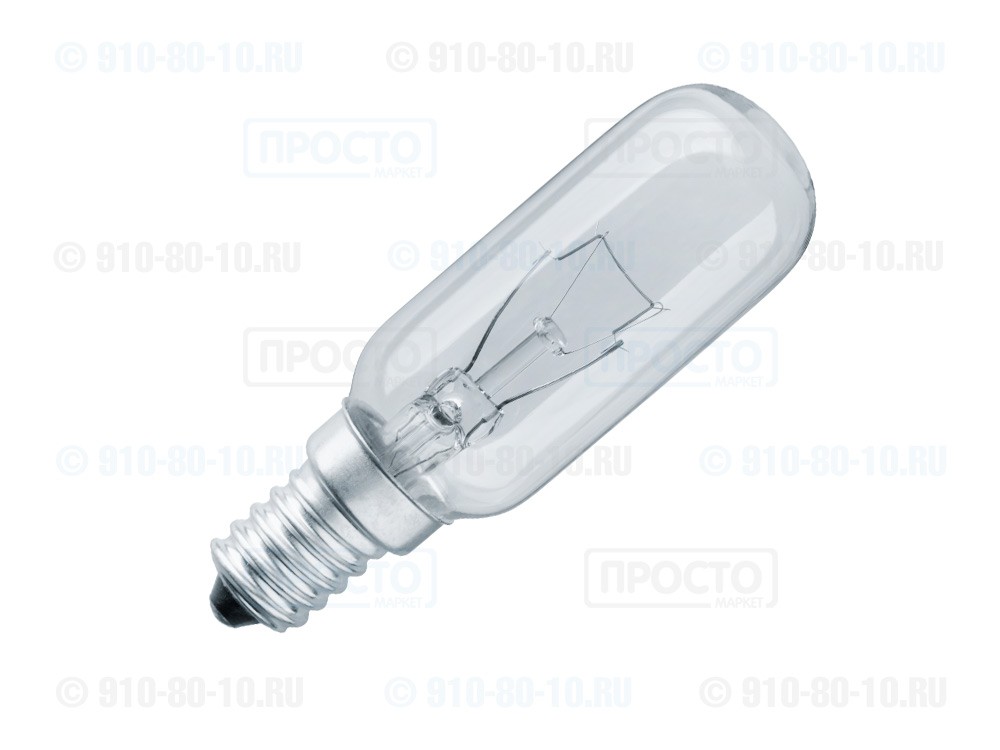Лампа накаливания 25W для холодильников, для вытяжек (NI-T25L-25-230-E14-CL)