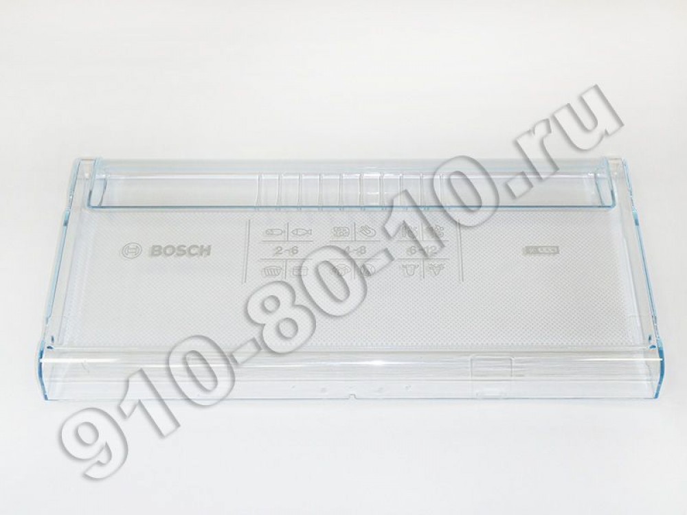 Щиток нижний (панель ящика) морозильной камеры холодильников Bosch, Siemens (664381, 00664381)