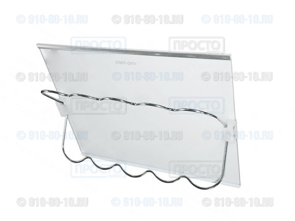 Полка стеклянная с креплением под бутылки холодильников Haier (0530027400)
