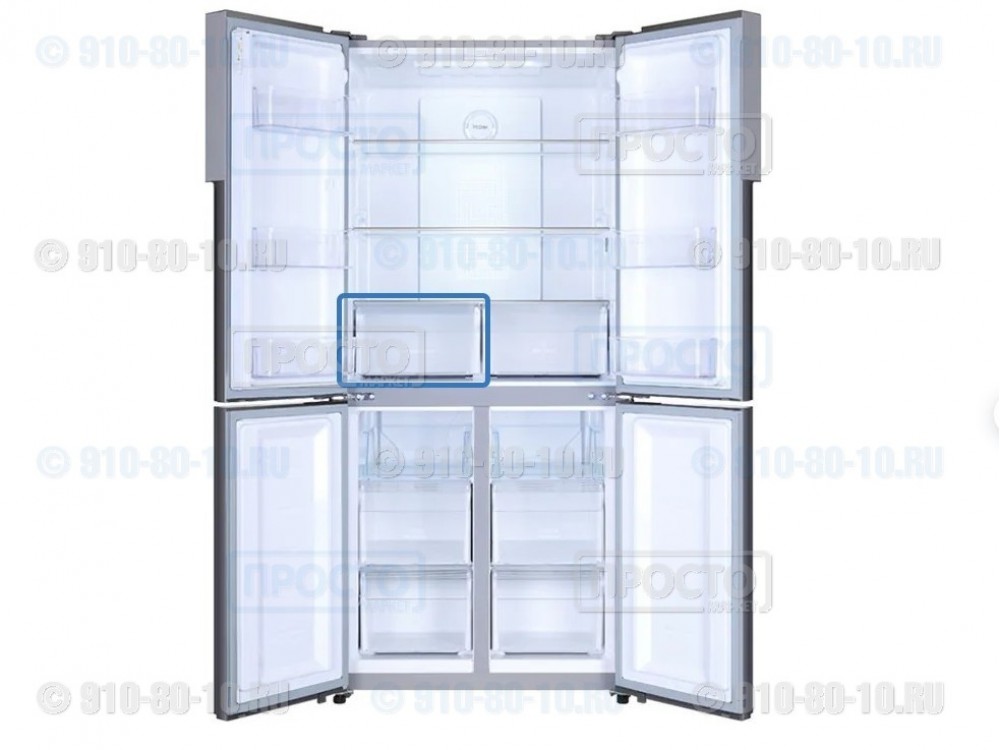 Ящик овощной левый для Side-By-Side холодильников Haier (0060843500C, 49056682)
